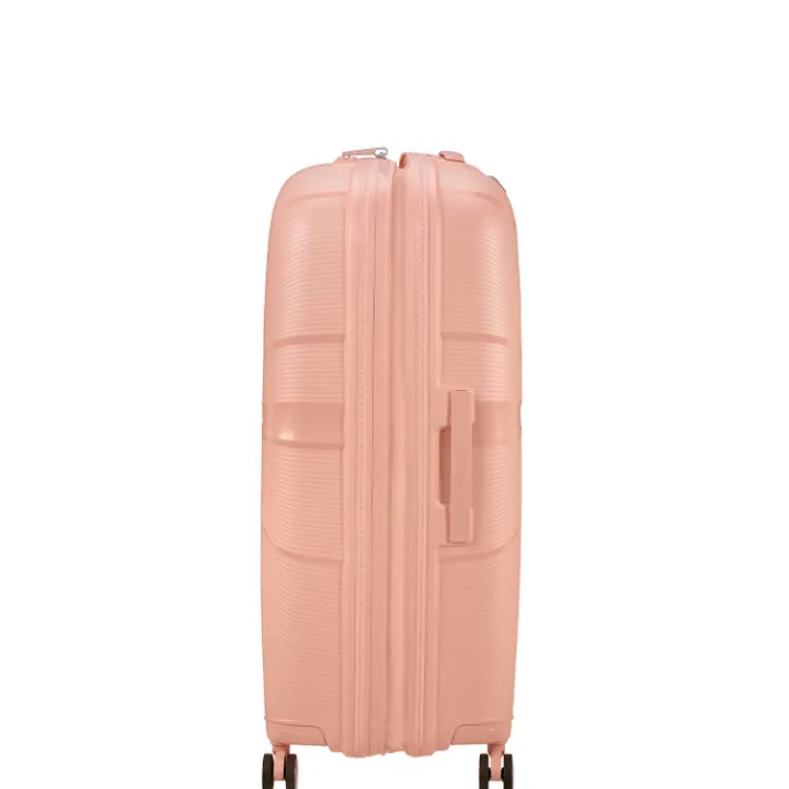 Reistrolleys|Reiskoffers>American Tourister Starvibe Spinner 77 EXP met. peach