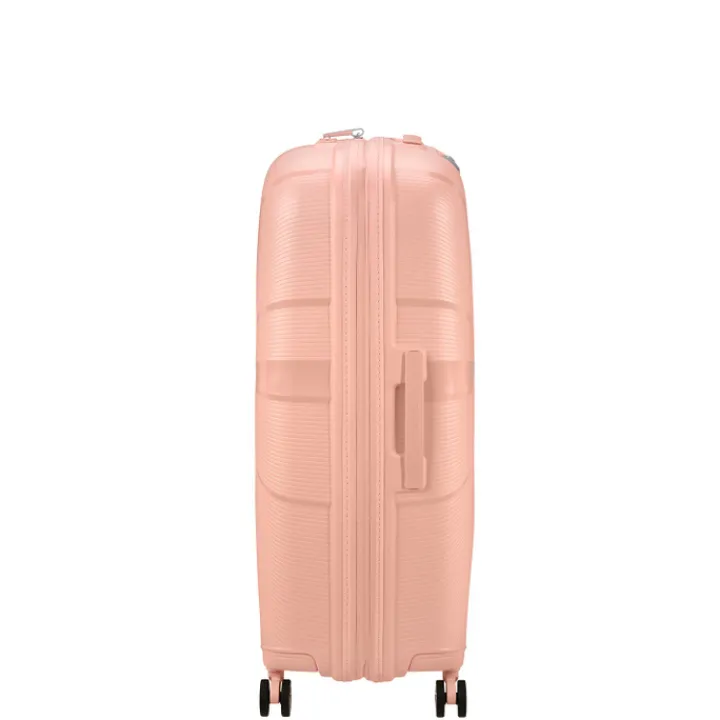 Reistrolleys|Reiskoffers>American Tourister Starvibe Spinner 77 EXP met. peach