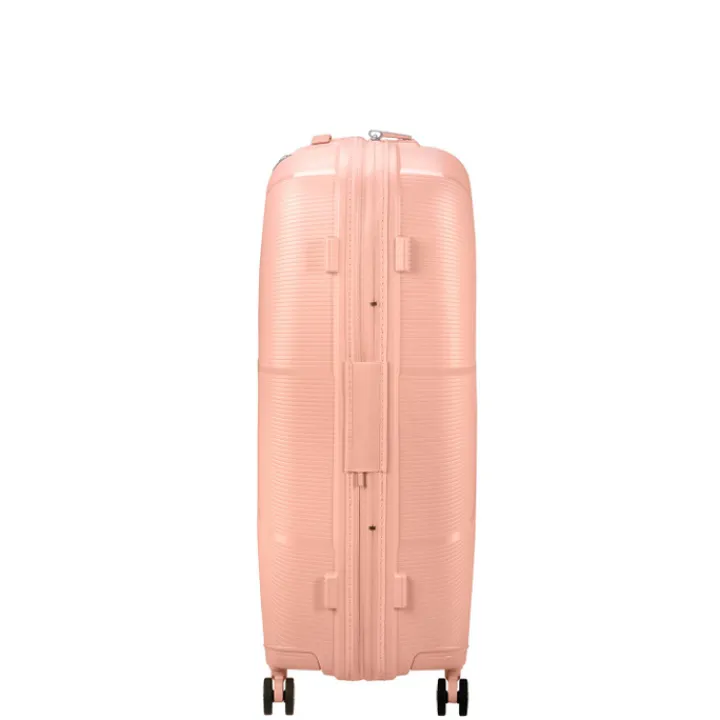Reistrolleys|Reiskoffers>American Tourister Starvibe Spinner 77 EXP met. peach