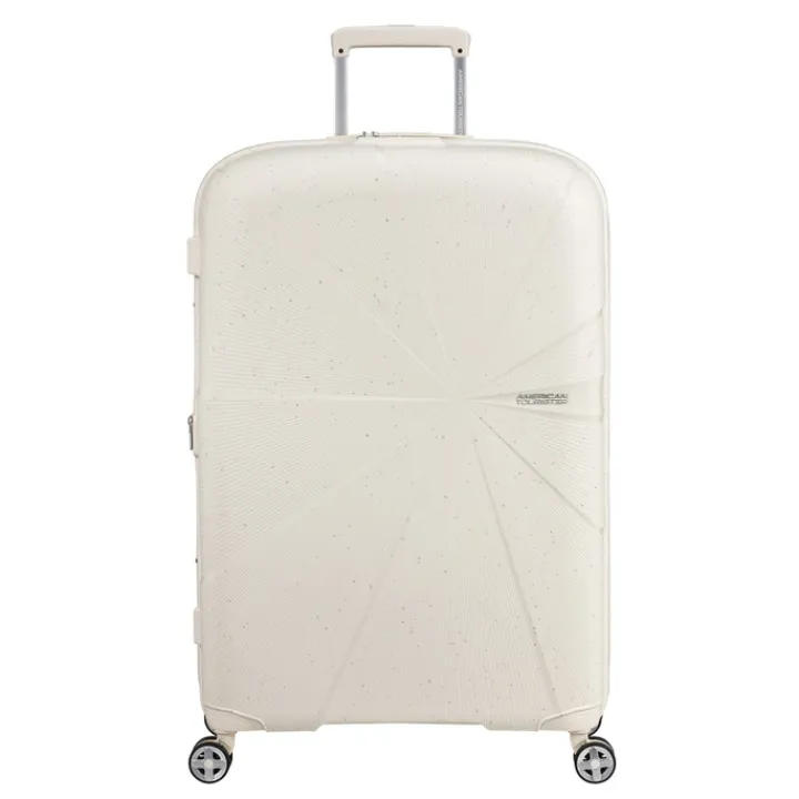 Reistrolleys|Reiskoffers>American Tourister Starvibe Spinner 77/28 Expandable TSA Ltd cream speckles