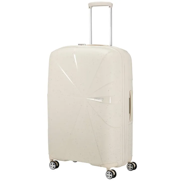 Reistrolleys|Reiskoffers>American Tourister Starvibe Spinner 77/28 Expandable TSA Ltd cream speckles