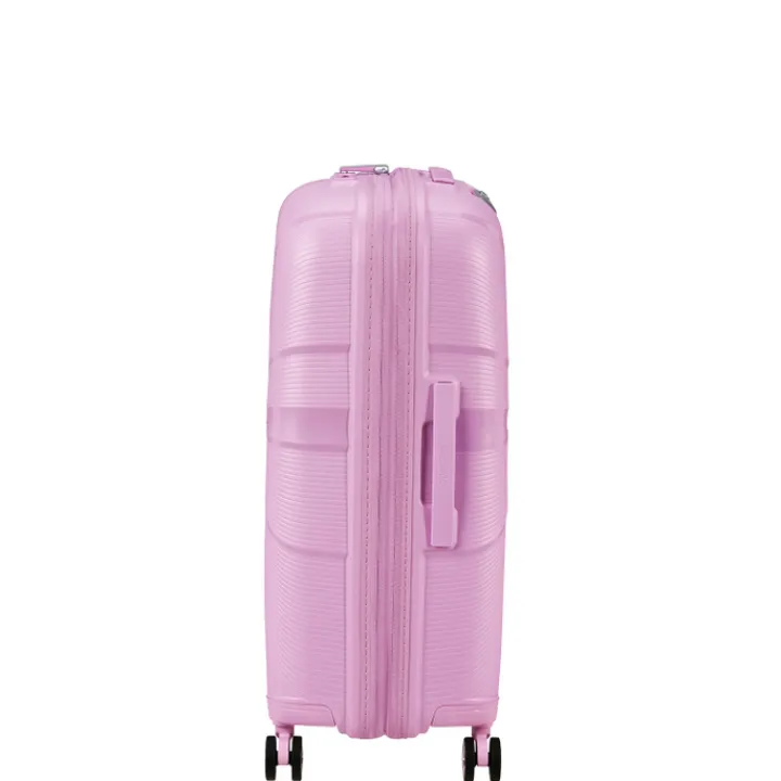 Reistrolleys|Reiskoffers>American Tourister Starvibe Spinner 67 EXP met. pastel lavender