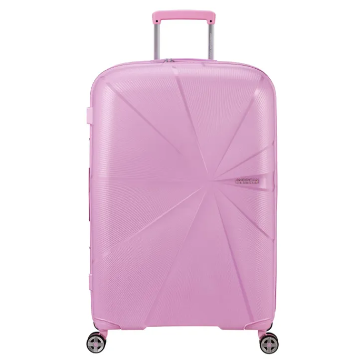 Reistrolleys|Reiskoffers>American Tourister Starvibe Spinner 77 EXP met. pastel lavender