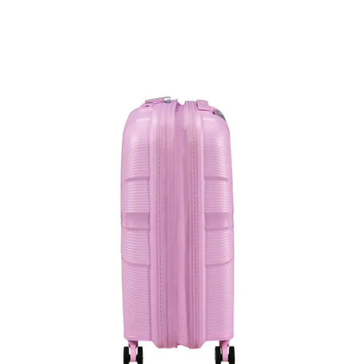 Transavia Trolleys|Handbagage Trolleys>American Tourister Starvibe Spinner 55 EXP met. pastel lavender