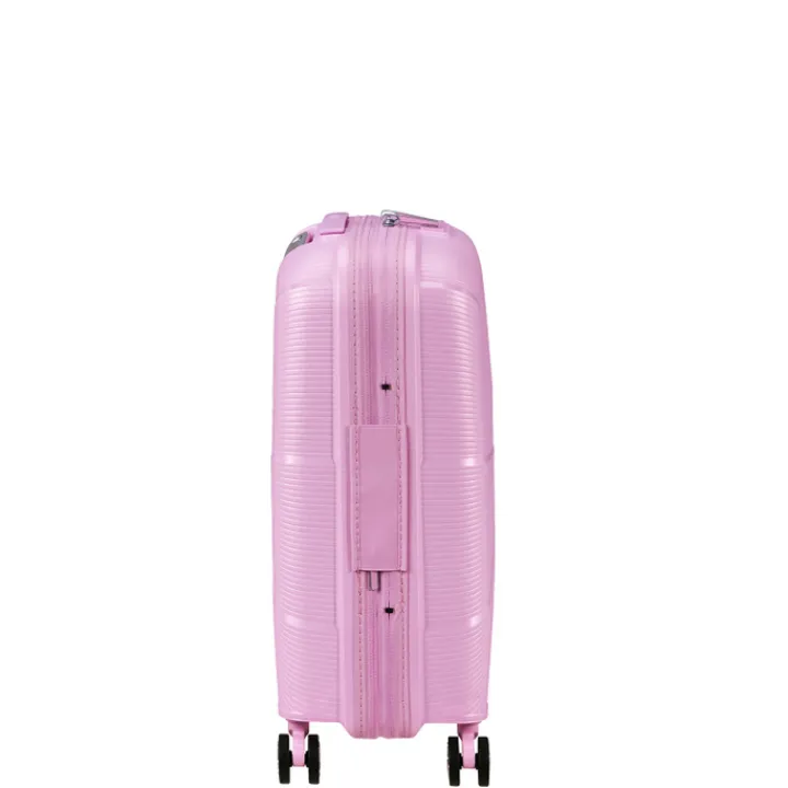 Transavia Trolleys|Handbagage Trolleys>American Tourister Starvibe Spinner 55 EXP met. pastel lavender