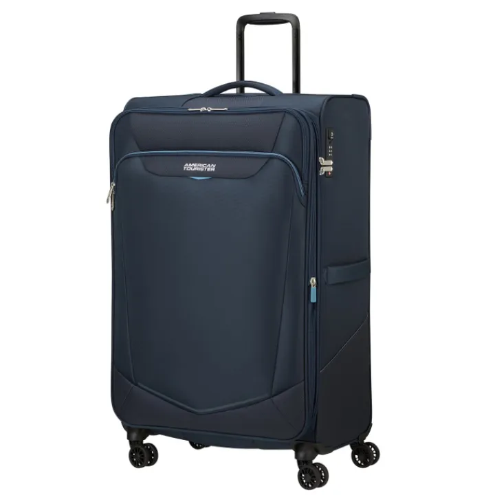 Reistrolleys|Reiskoffers>American Tourister Summerride Spinner L Exp navy