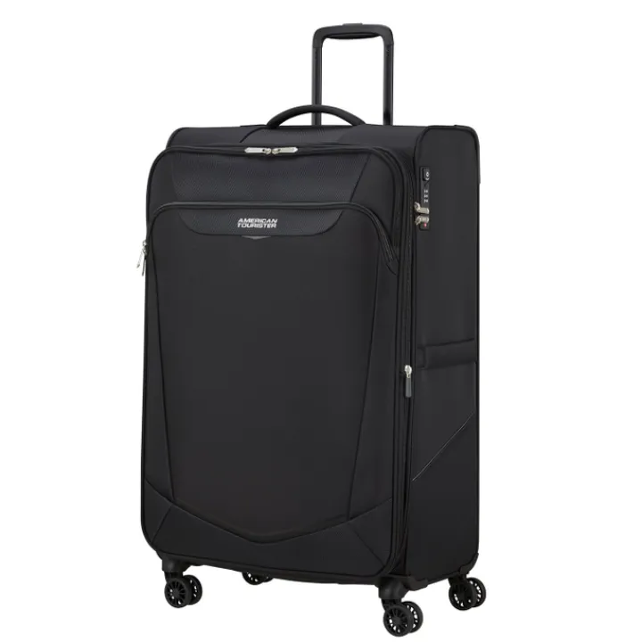 Reistrolleys|Reiskoffers>American Tourister Summerride Spinner L Exp black
