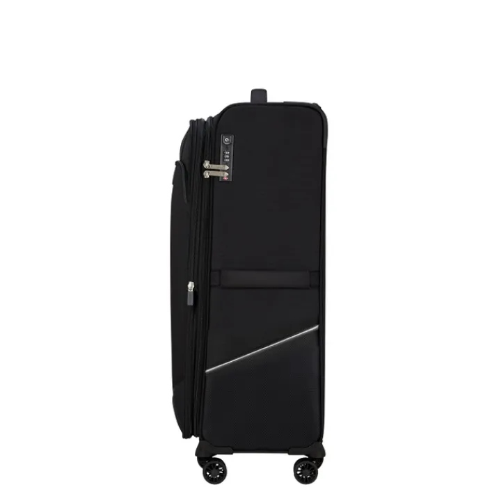 Reistrolleys|Reiskoffers>American Tourister Summerride Spinner L Exp black