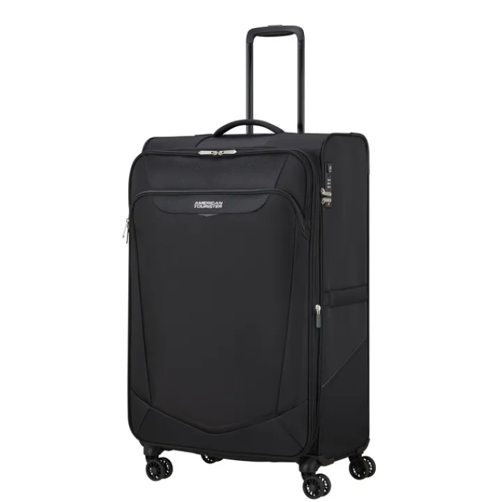 Reistrolleys|Reiskoffers>American Tourister Summerride Spinner L Exp black