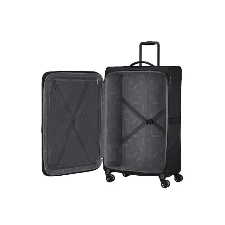 Reistrolleys|Reiskoffers>American Tourister Summerride Spinner L Exp black