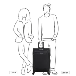 Reistrolleys|Reiskoffers>American Tourister Summerride Spinner M Exp black
