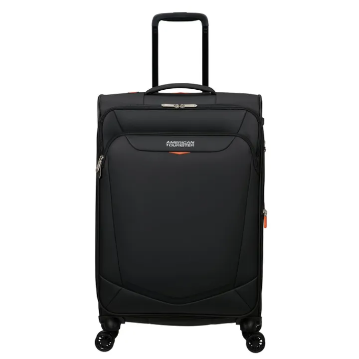 Reistrolleys|Reiskoffers>American Tourister Summerride Spinner M Exp TSA black