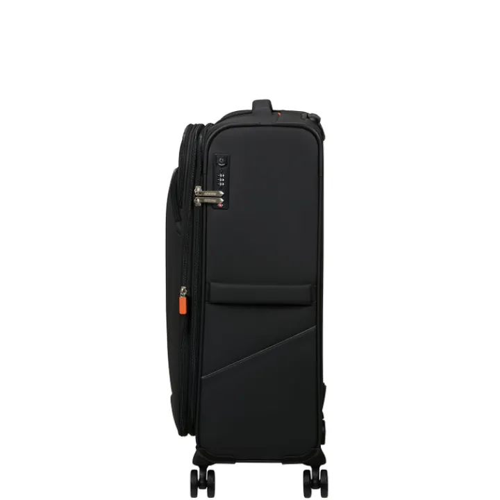 Reistrolleys|Reiskoffers>American Tourister Summerride Spinner M Exp TSA black