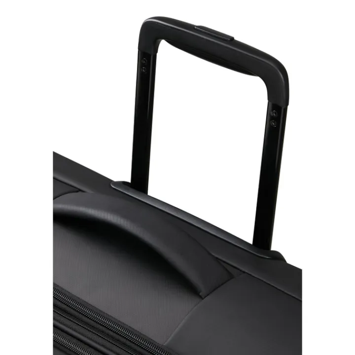 Reistrolleys|Reiskoffers>American Tourister Summerride Spinner M Exp TSA black