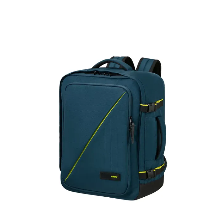 Handbagage Reistassen|Heren Reistassen>American Tourister TAKE2CABIN Casual Backpack M harbor blue