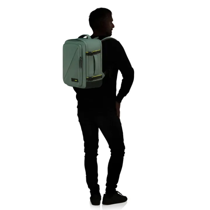 Kleine Reistassen|Handbagage Reistassen>American Tourister TAKE2CABIN Casual Backpack MS dark forest