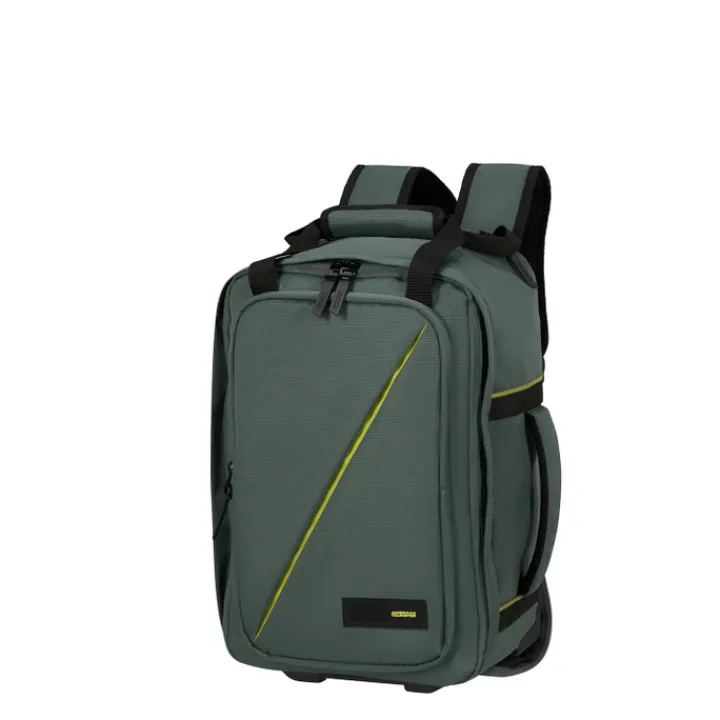 Kleine Reistassen|Heren Reistassen>American Tourister TAKE2CABIN Wheeled Backpack S dark forest