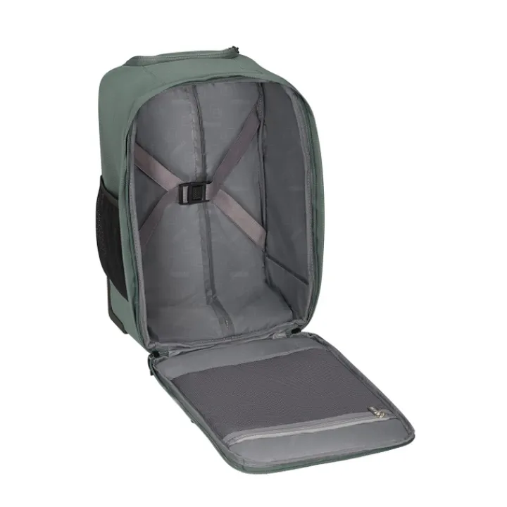Kleine Reistassen|Heren Reistassen>American Tourister TAKE2CABIN Wheeled Backpack S dark forest