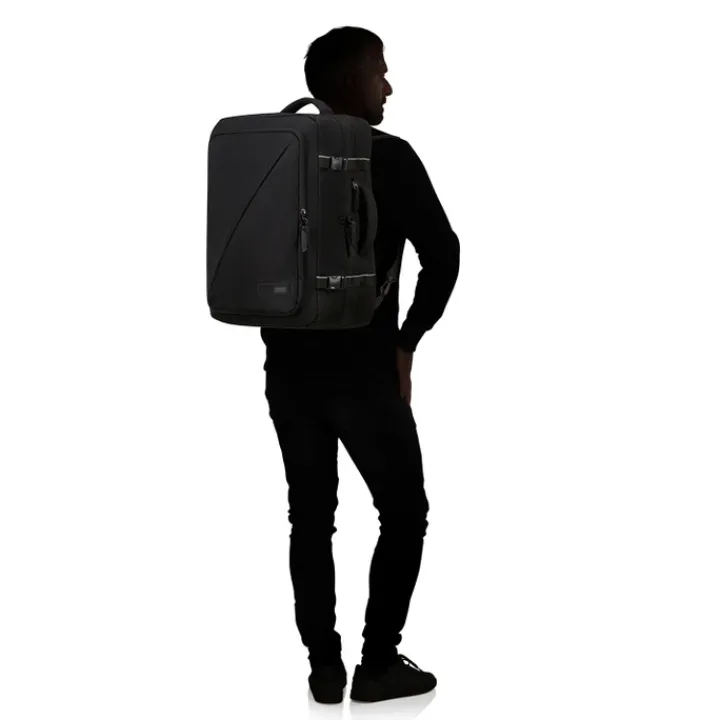 Handbagage Reistassen|Heren Reistassen>American Tourister TAKE2CABIN Travel Backpack L Expandable black