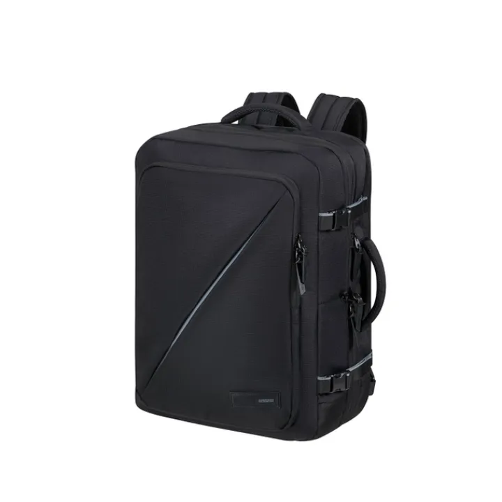 Handbagage Reistassen|Heren Reistassen>American Tourister TAKE2CABIN Travel Backpack L Expandable black