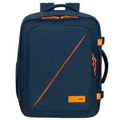 Handbagage Reistassen|Heren Reistassen>American Tourister TAKE2CABIN Casual Backpack M navy/radiant orange