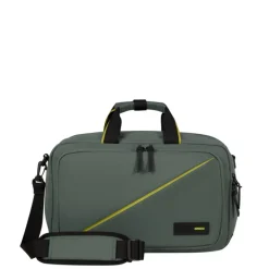 Kleine Reistassen|Handbagage Reistassen>American Tourister TAKE2CABIN 3-Way Boarding Bag dark forest