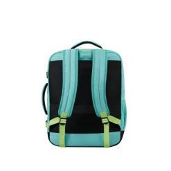 Handbagage Reistassen|Heren Reistassen>American Tourister TAKE2CABIN Casual Backpack M dusty turquoise/lime