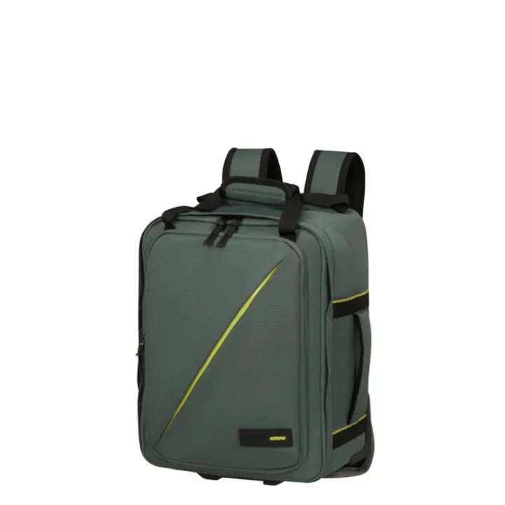 Kleine Reistassen|Handbagage Reistassen>American Tourister Take2Cabin Backpack/Wheels MS dark forest