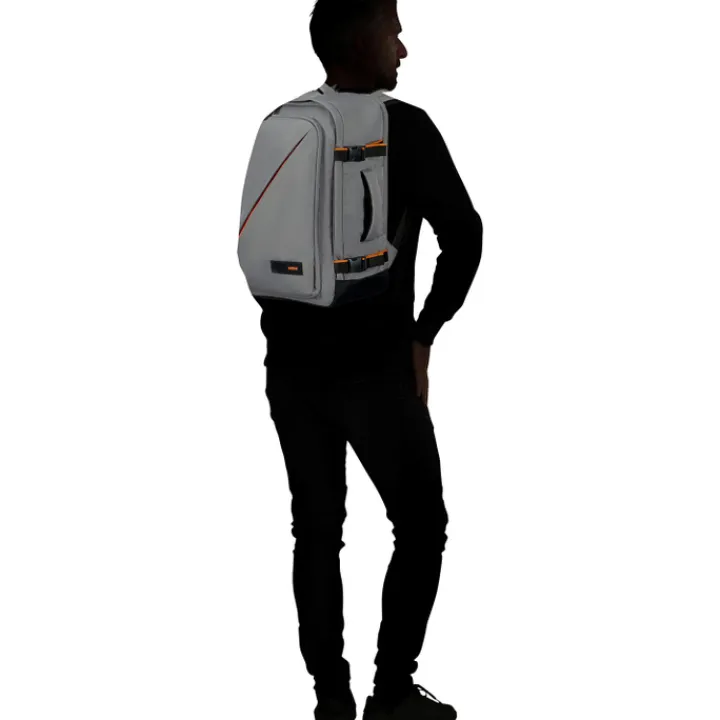Handbagage Reistassen|Heren Reistassen>American Tourister Take2Cabin Casual Backpack M dark grey