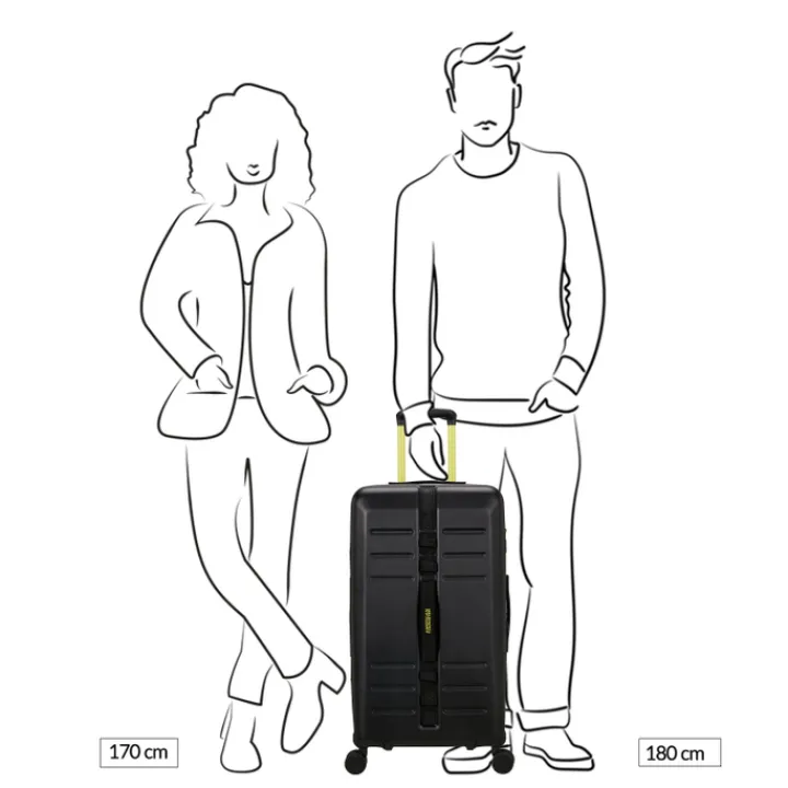 Reistrolleys|Reiskoffers>American Tourister Trailon Trunk 73/27 TSA dark forest