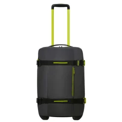 Heren Reistassen|Dames Reistassen>American Tourister Urban Track Duffle/Wheels S Coated black/lime