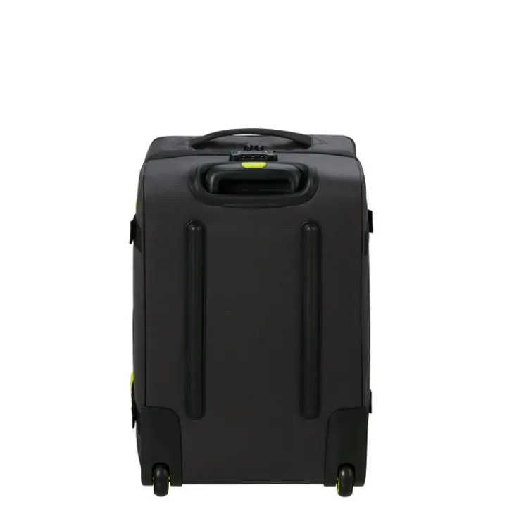 Heren Reistassen|Dames Reistassen>American Tourister Urban Track Duffle/Wheels S Coated black/lime