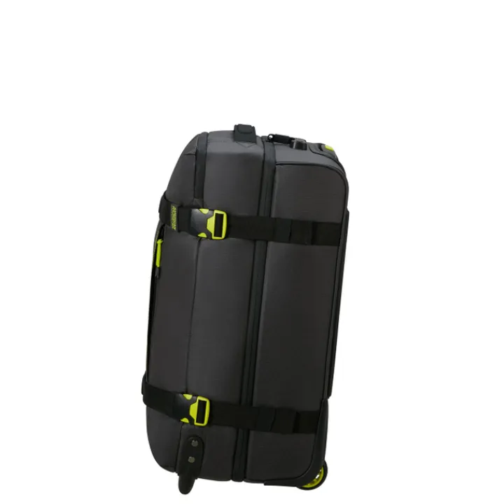 Heren Reistassen|Dames Reistassen>American Tourister Urban Track Duffle/Wheels S Coated black/lime