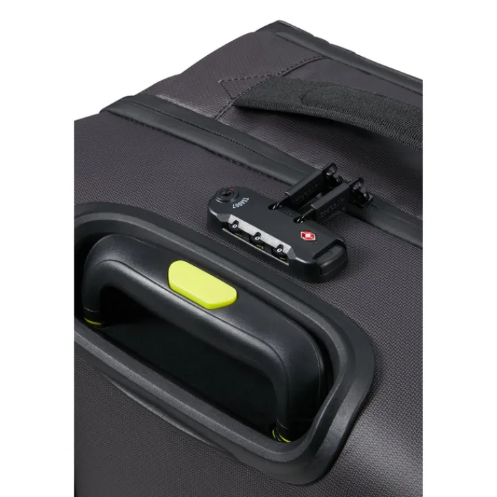 Heren Reistassen|Dames Reistassen>American Tourister Urban Track Duffle/Wheels S Coated black/lime