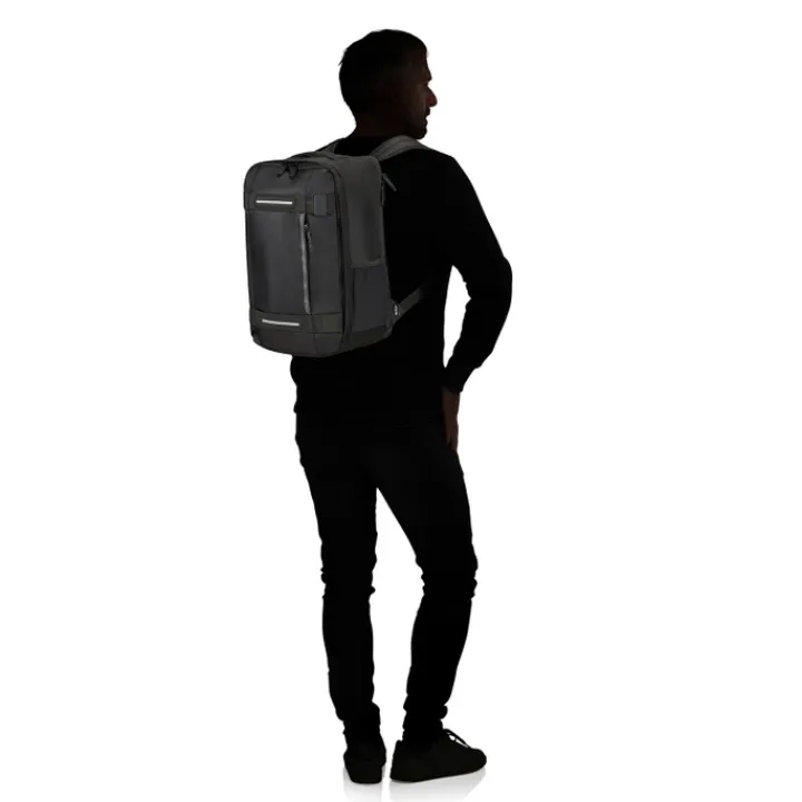 Kleine Reistassen|Handbagage Reistassen>American Tourister Urban Track Cabin Backpack asphalt black