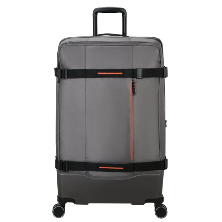 Reistrolleys|Reiskoffers>American Tourister Urban Track Spinner L TSA dark grey
