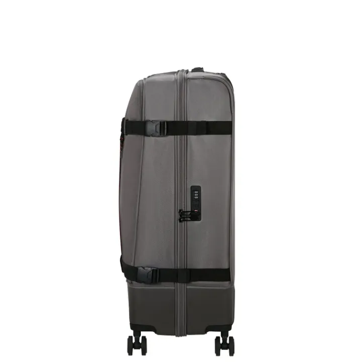 Reistrolleys|Reiskoffers>American Tourister Urban Track Spinner L TSA dark grey