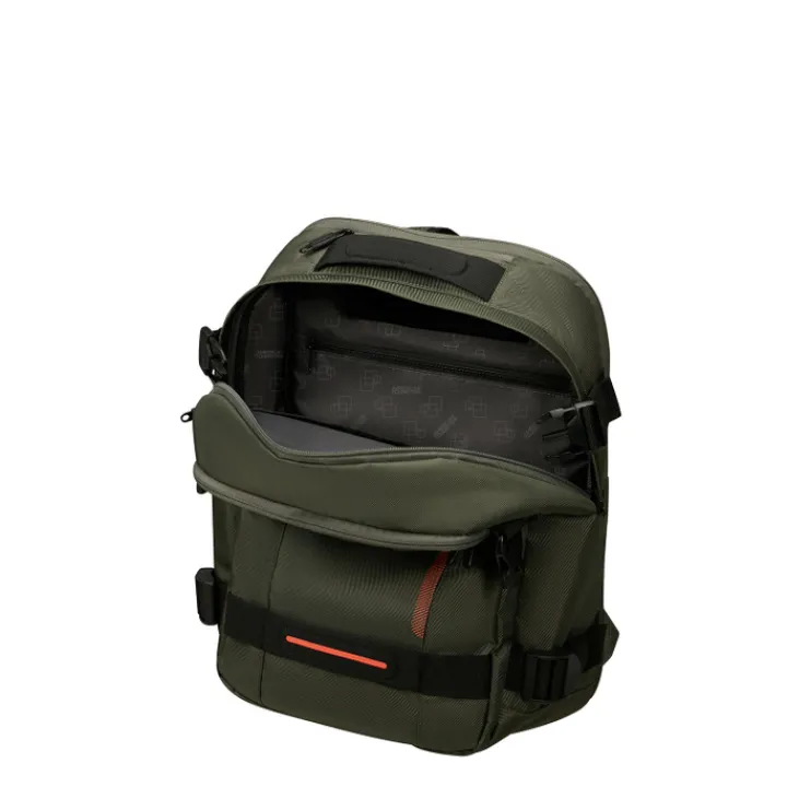 Heren Rugzakken|Dames Rugzakken>American Tourister Urban Track Laptop Backpack 15,6" dark khaki