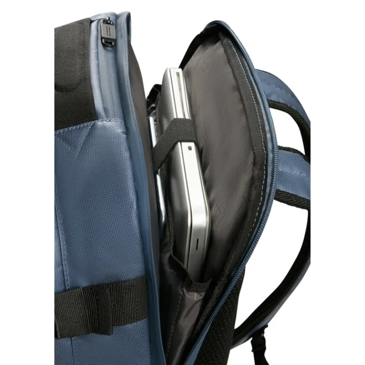 Grote Rugzakken|Heren Rugzakken>American Tourister Urban Track Laptop Backpack 15,6" coated Navy/Orange