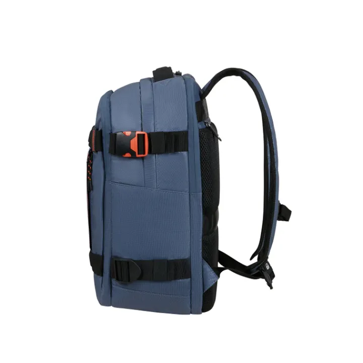 Grote Rugzakken|Heren Rugzakken>American Tourister Urban Track Laptop Backpack 15,6" coated Navy/Orange