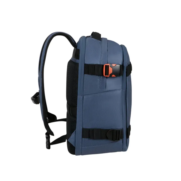 Grote Rugzakken|Heren Rugzakken>American Tourister Urban Track Laptop Backpack 15,6" coated Navy/Orange