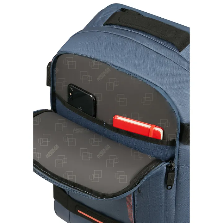 Grote Rugzakken|Heren Rugzakken>American Tourister Urban Track Laptop Backpack 15,6" coated Navy/Orange