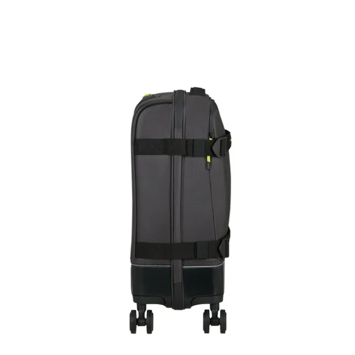 Transavia Trolleys|Handbagage Trolleys>American Tourister Urban Track Spinner S TSA Coated black/lime