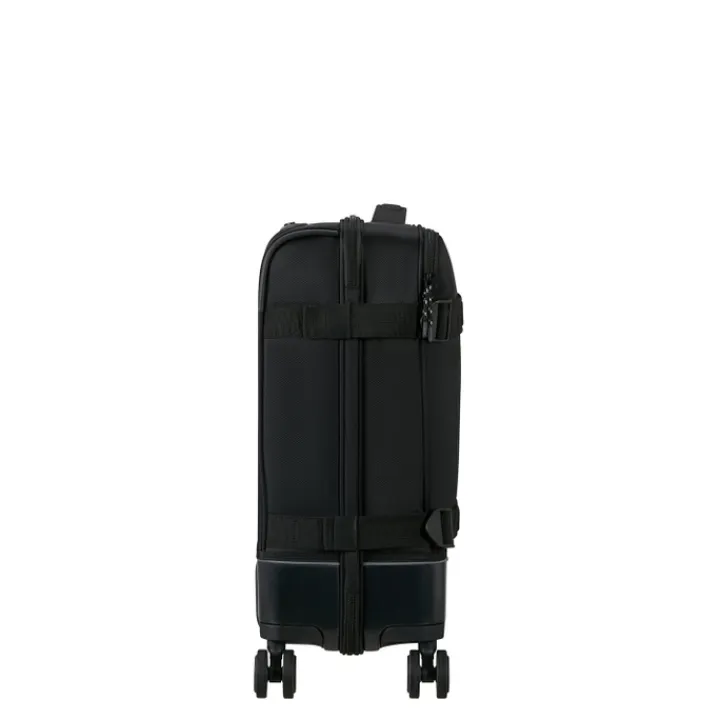 Transavia Trolleys|Handbagage Trolleys>American Tourister Urban Track Spinner S TSA asphalt black