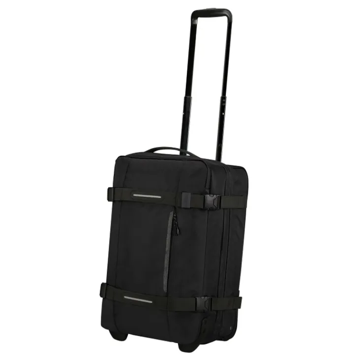Handbagage Reistassen|Heren Reistassen>American Tourister Urban Track Duffle/Wheels S asphalt black