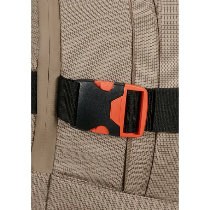 Grote Rugzakken|Heren Rugzakken>American Tourister Urban Track Laptop Backpack 15,6" coated Beige/Orange