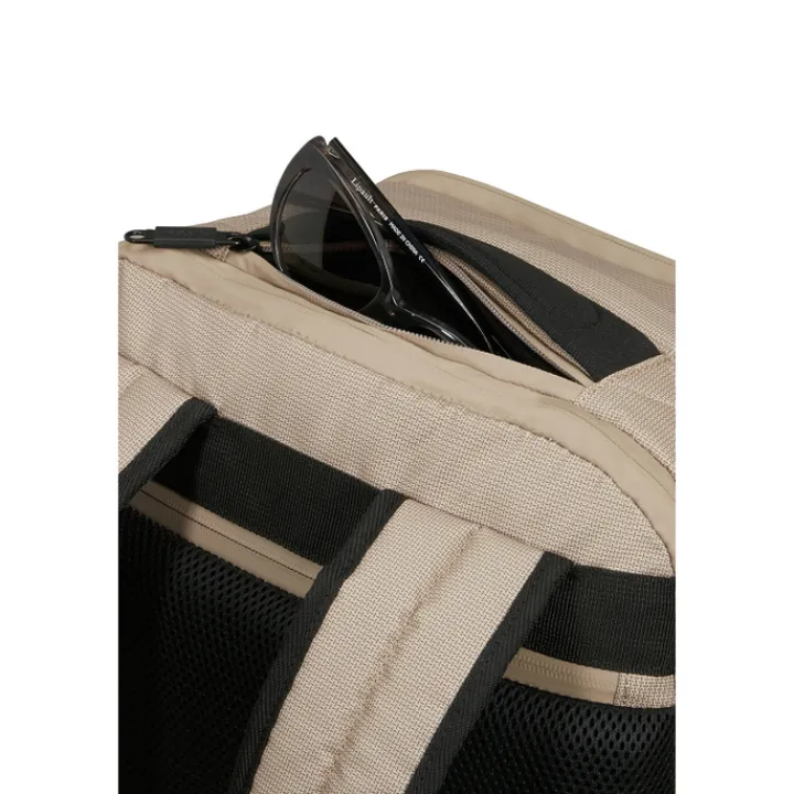 Grote Rugzakken|Heren Rugzakken>American Tourister Urban Track Laptop Backpack 15,6" coated Beige/Orange