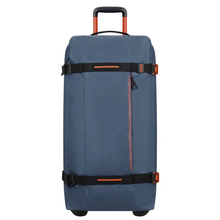 Grote Reistassen|Heren Reistassen>American Tourister Urban Track Duffle/Wheels L Coated navy/orange