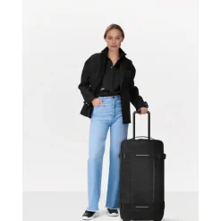Grote Reistassen|Heren Reistassen>American Tourister Urban Track Duffle/Wheels M asphalt black