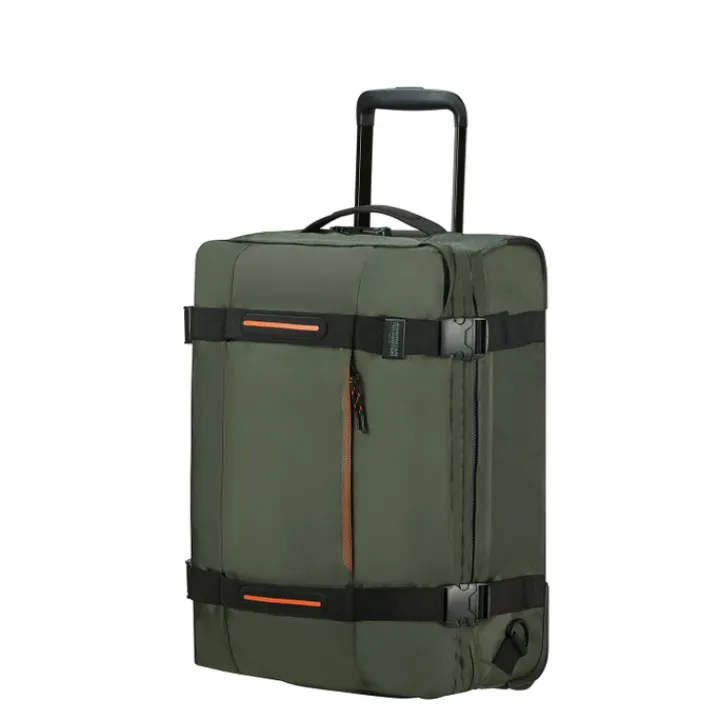 Rugzak Met Wieltjes|Handbagage Reistassen>American Tourister Urban Track Duffle/Wheels Backpack dark khaki